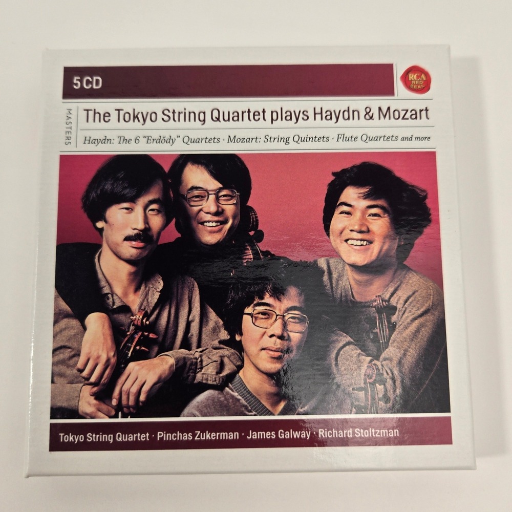 Tokyo String Quartet Plays Haydn Mozart 5 CD Box Set RCA Red Seal Sony EX/NM